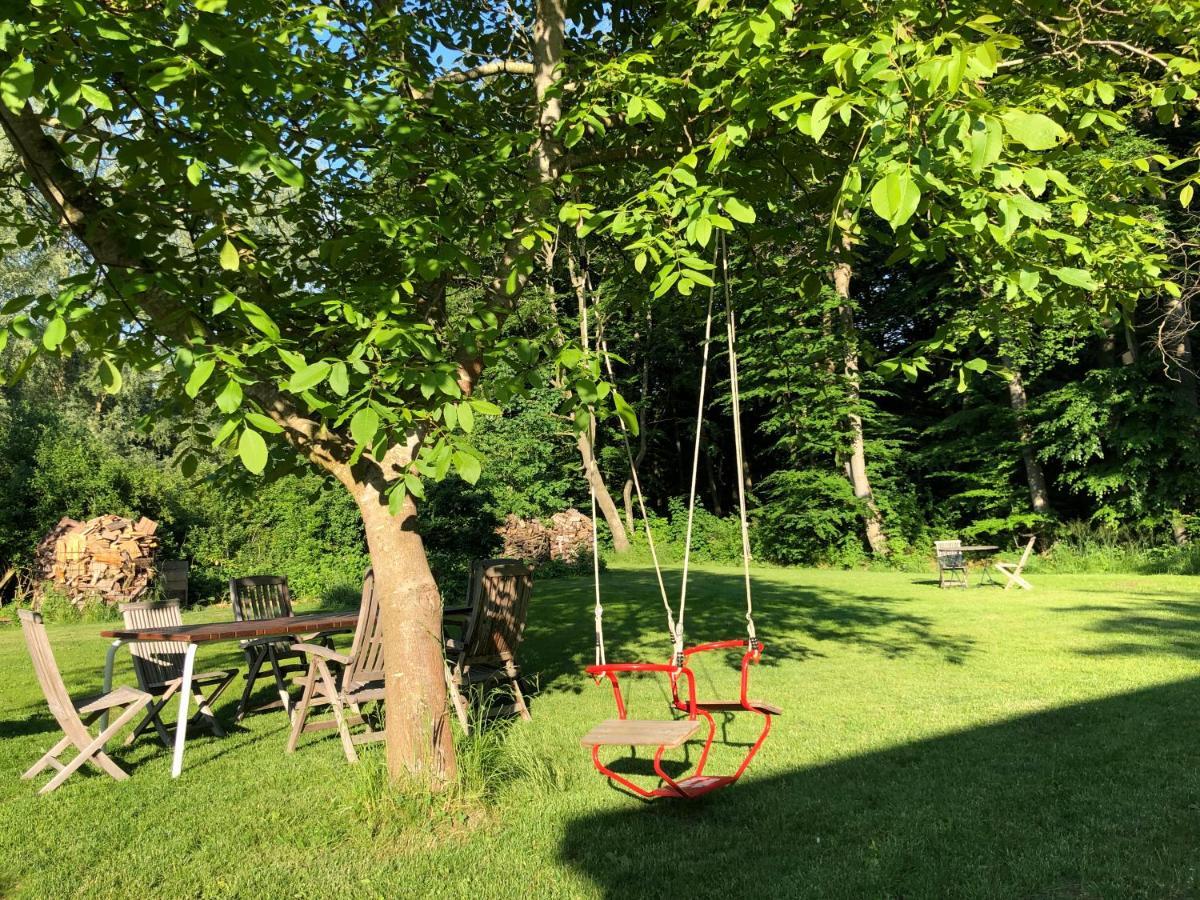 Ferienwohnung Am Waldrand Mit Sauna Biendorf المظهر الخارجي الصورة