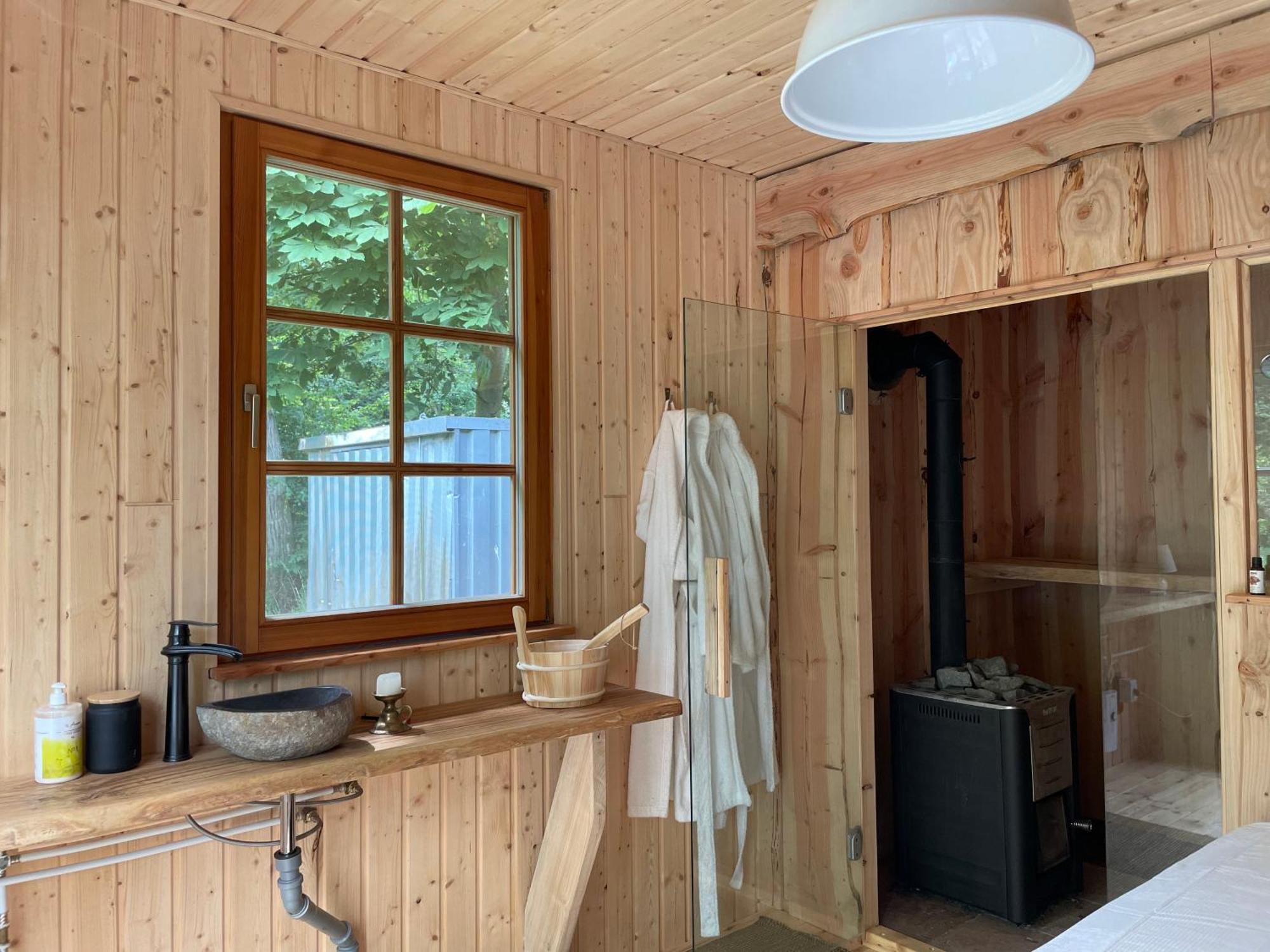Ferienwohnung Am Waldrand Mit Sauna Biendorf المظهر الخارجي الصورة